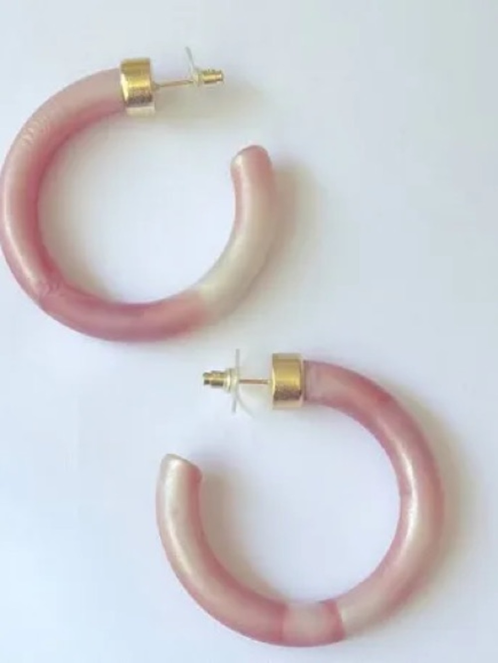 Kendra Scott Savannah Lucite hoop earrings